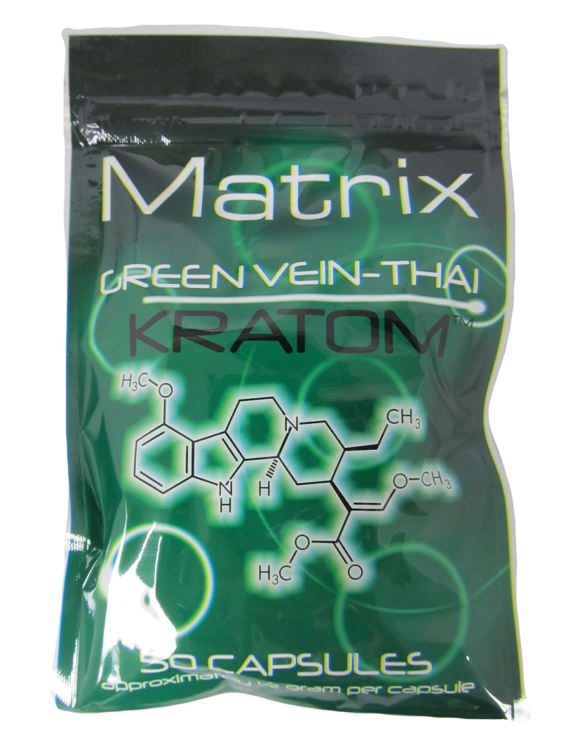 Matrix Green Vein Thai K-Tea 20 Capsules.
