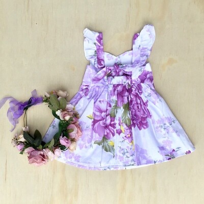 Delilah Tie-Back Dress | Purple Haze Delilah Tie-Back Dress | Purple Haze
