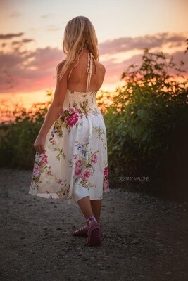 Briar Cream Floral Dress | Size 2 Only Briar Cream Floral Dress | Size 2 Only