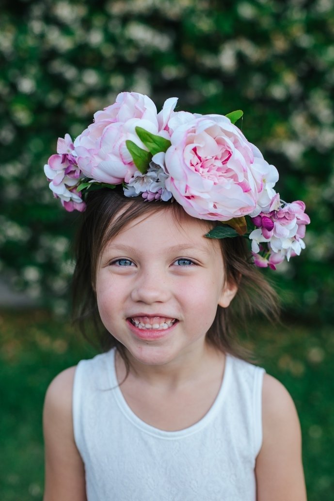 Pink Haze Peony Flower Crown | Lacey Store - A Little Lacey