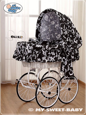 My Sweet Baby Sisi Retro Crib Black White