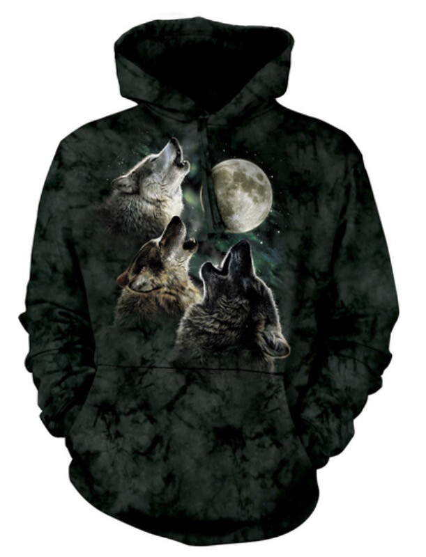 wolf fur hoodie