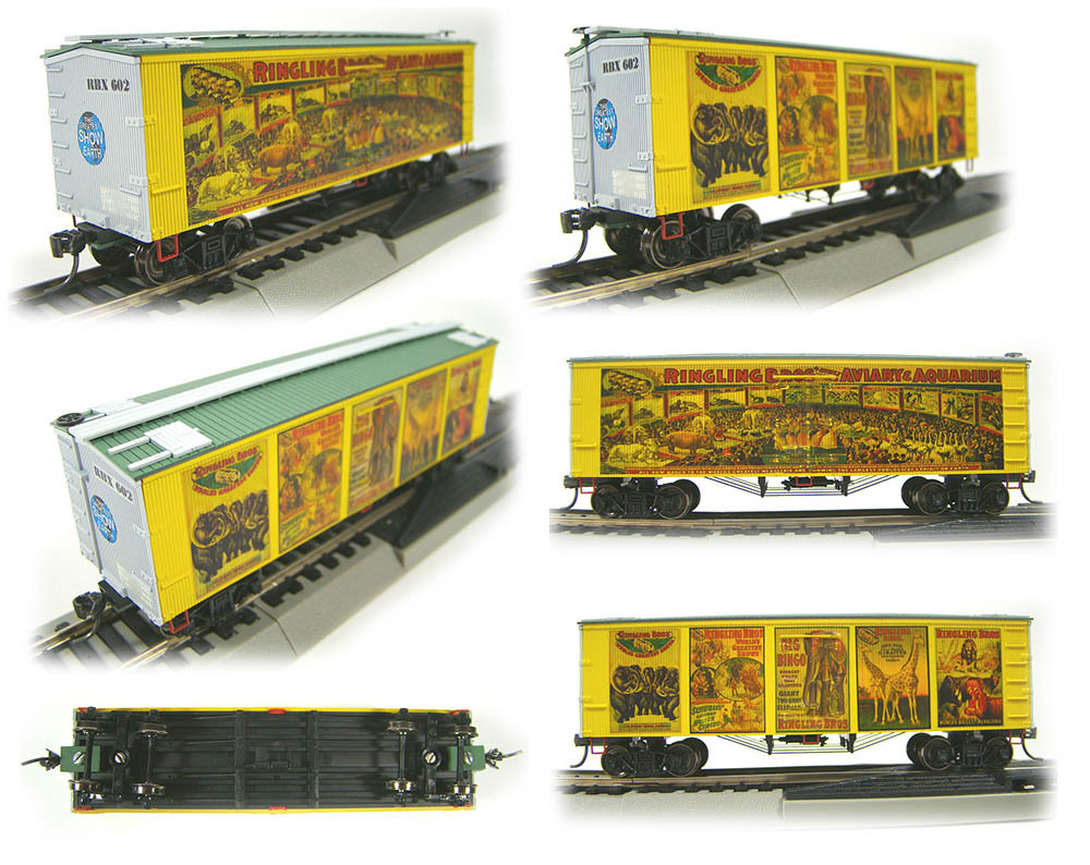 MRCHQ Custom HO Scale Ringling Bros. Advance Train Set 