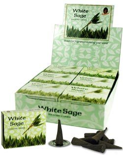 White Sage Incense (10 cones) - Kamini 0890WS