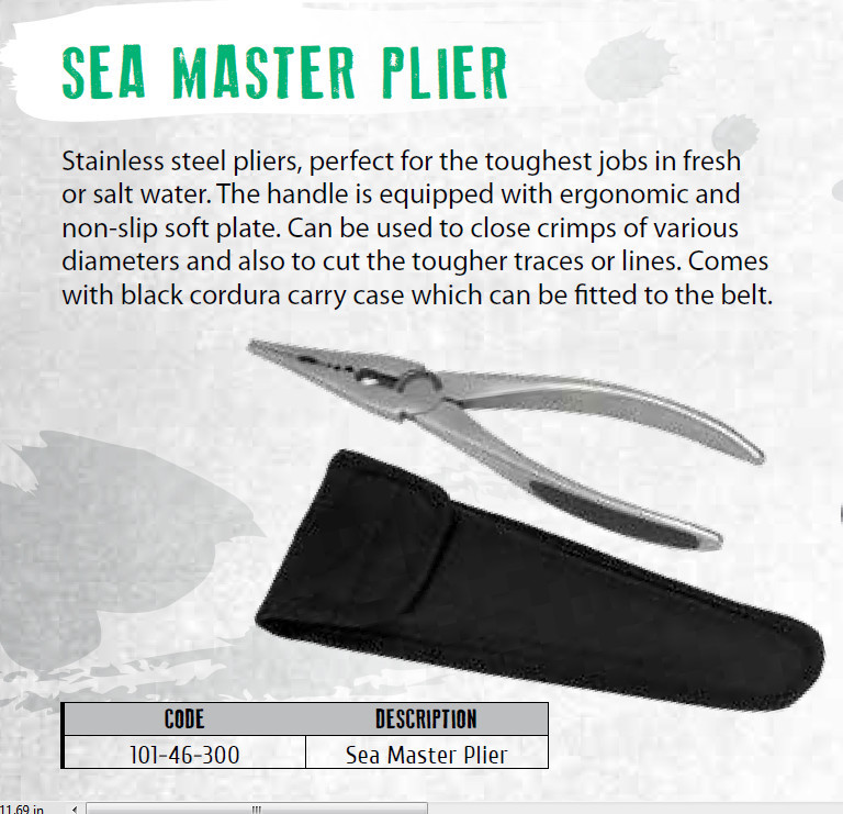 Sea Master Pliers 00075