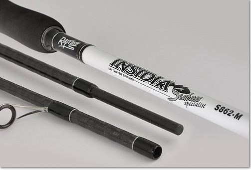 Insidia Sea Bass 2.5m 35g fuji seat and guides