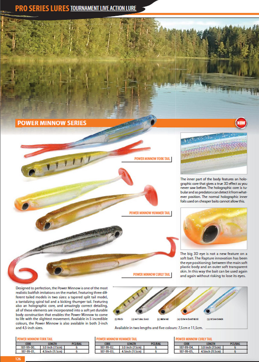 Power Minnow 3 inch and 4.5inch 00212