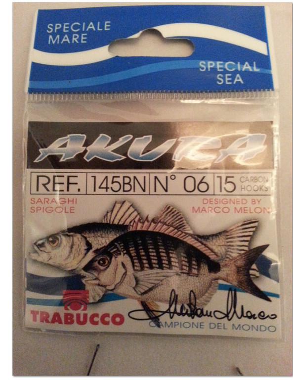 Akura 145 BN needle point fine wire match hooks for surfcasting