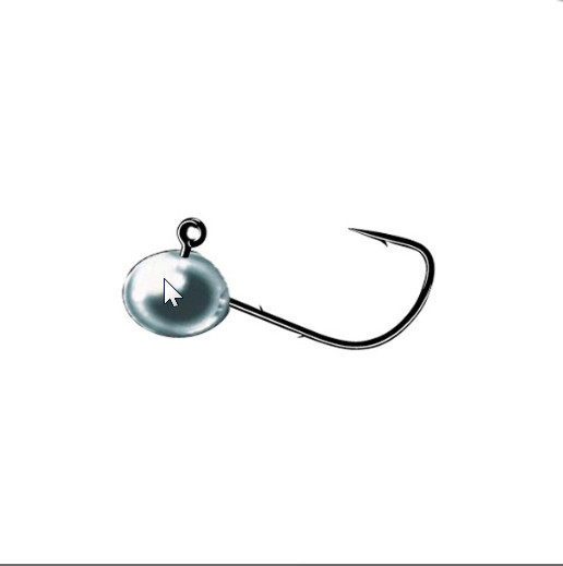Micro jig heads for small soft plastics with retaining barbs 3 per pack 00265
