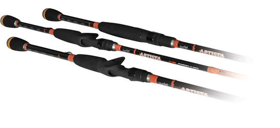 Artista one piece spinning and bait casting lure rods 00270