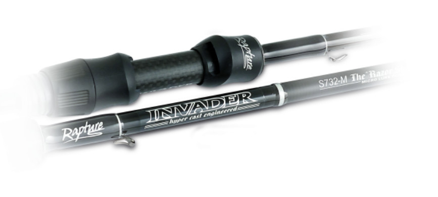 Invader light and ultra light spinning woven carbon reel seat 00274