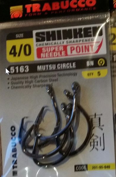 Circle hooks shinken Metsu circle 5 per pack 00292
