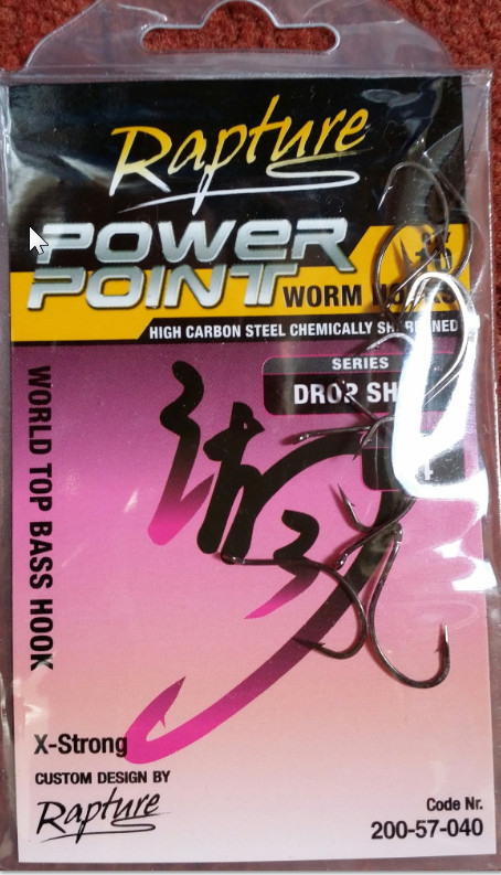 Drop shot hooks for soft plastics 00306