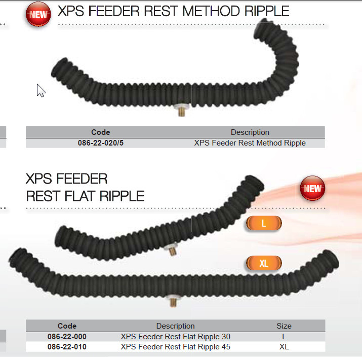 XP Feeder Rest flat Ripple 30/L 45/x and method ripple 00324