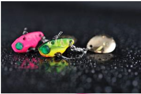 CHIBI VIBE SPIN new 2015 spcial perch lure 22mm 3.7g barbless.