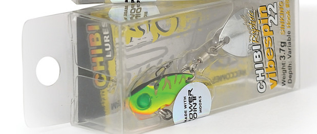 CHIBI VIBE SPIN new 2015 spcial perch lure 22mm 3.7g barbless.