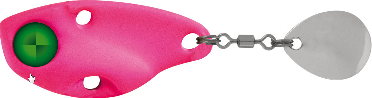 CHIBI VIBE SPIN new 2015 spcial perch lure 22mm 3.7g barbless.