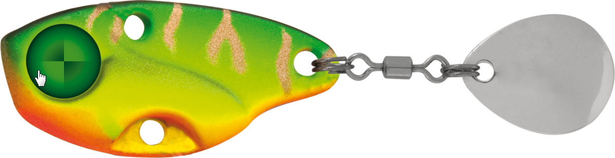 CHIBI VIBE SPIN new 2015 spcial perch lure 22mm 3.7g barbless.