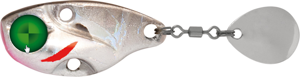 CHIBI VIBE SPIN new 2015 spcial perch lure 22mm 3.7g barbless.