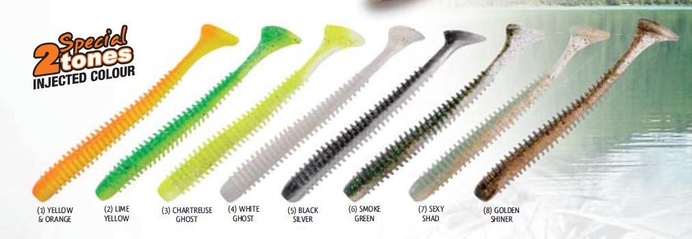 Rib Slim Shady shad 2 inch and 3 inch 12 per pack and 14 per pack
