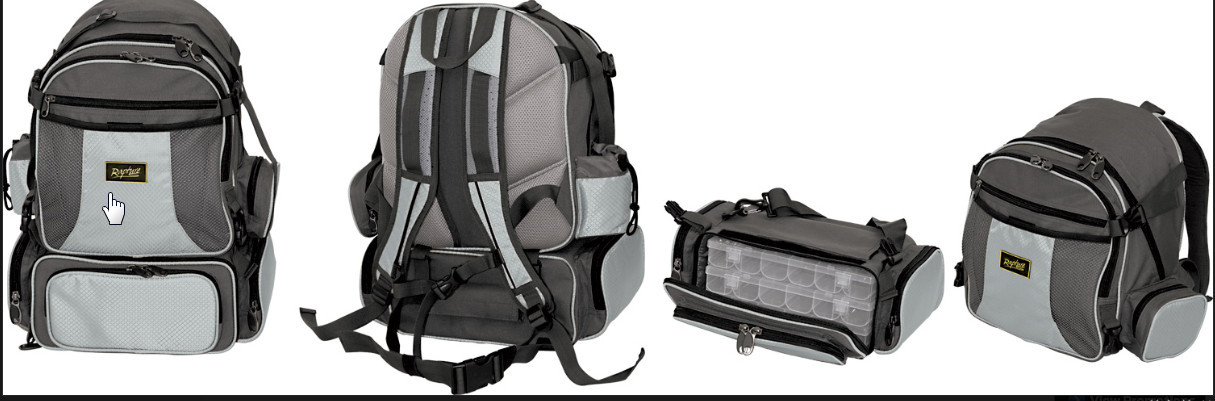 GUIDEMASTER RUCKSACKS FOR LURE FISHING. single, double and box 00336