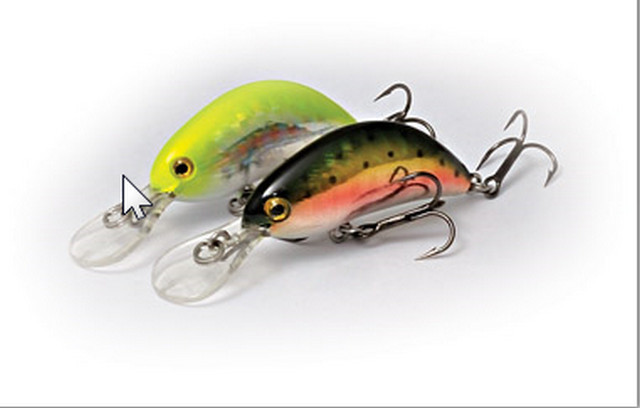 Hot Bean light lure fishing wobbler 40mm 3.5g 00343
