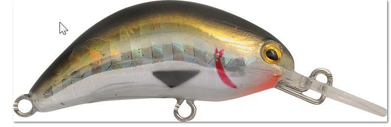 Hot Bean light lure fishing wobbler 40mm 3.5g