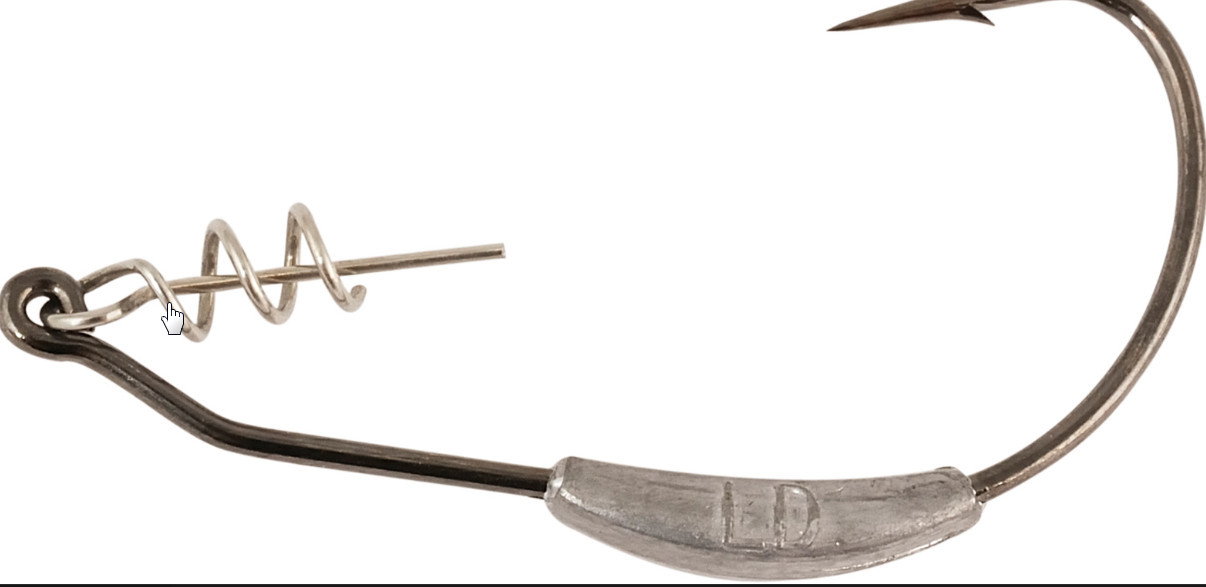 Advanced spring lock texas rig weighted hooks for soft lures