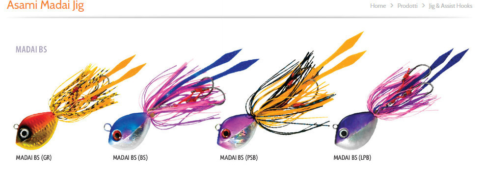 Asami Madai jig 150g