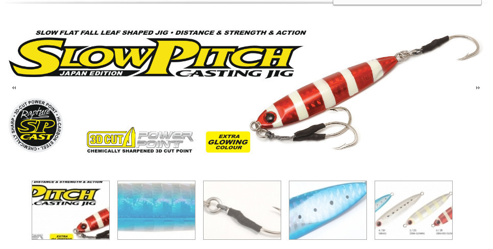 Rapture Slow pitch casting jigs 60g 00432