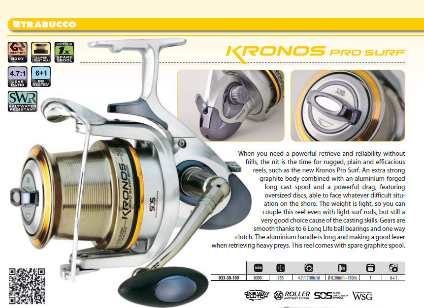 Kronos Pro Surf 8000 salt water protected. very reliable 00007