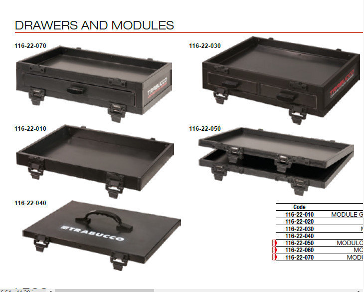 GNT X SIDE DRAWERS AND MODULES