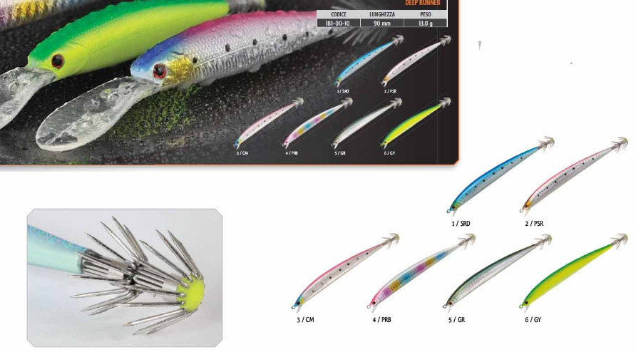 Squid Minnow Egi deep 13g 90 cm 00546