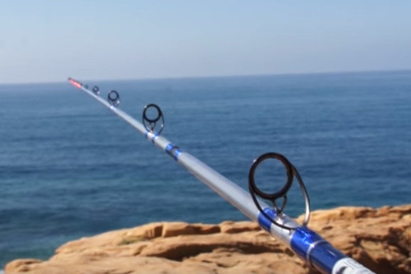 Bay reef special sabiki 2.5mt 150g 12lb class STS unbreakable tip, perfect for feathers and sabikis for bait