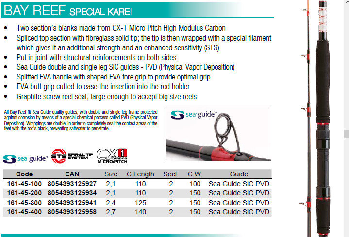 Bay reef special Karei 12lb class 240 150g 00566
