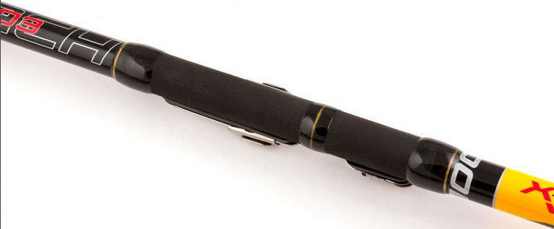 Athena Beach 450 100g . heavy , medium and light tips . Light and fast beach surf casting rod