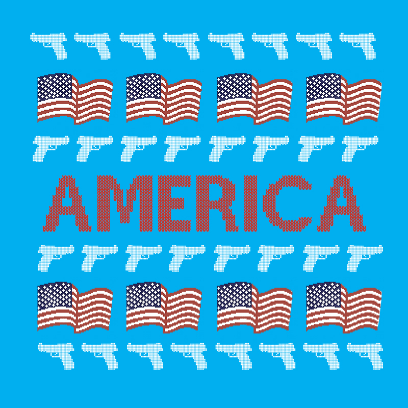 T-Shirt - Christmas Sweater - America