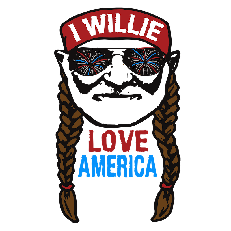 T-Shirt - Willie Love America