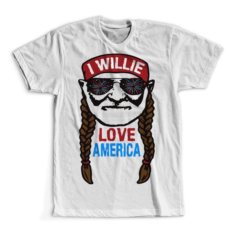 T-Shirt - Willie Love America