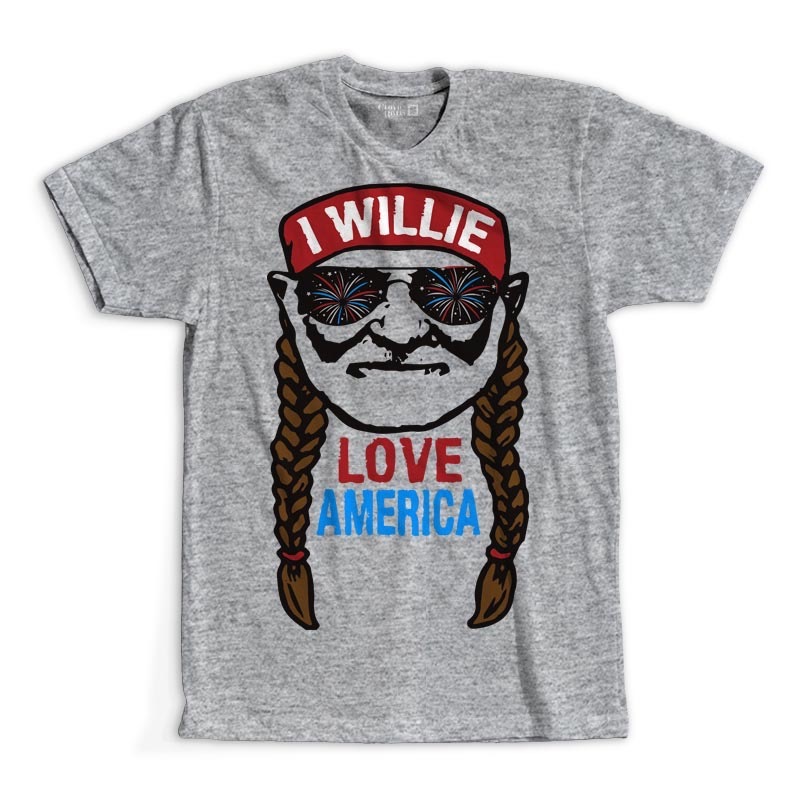 T-Shirt - Willie Love America
