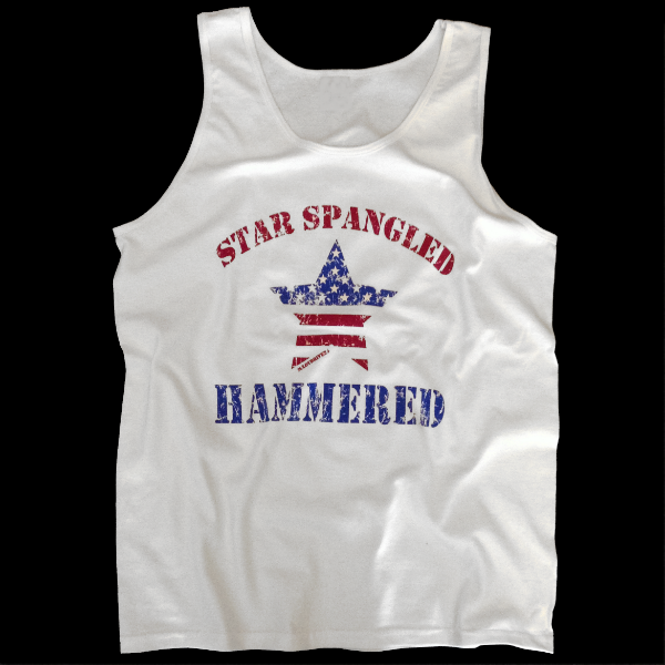 Winter Clearance Tank - Star Spangled Hammered