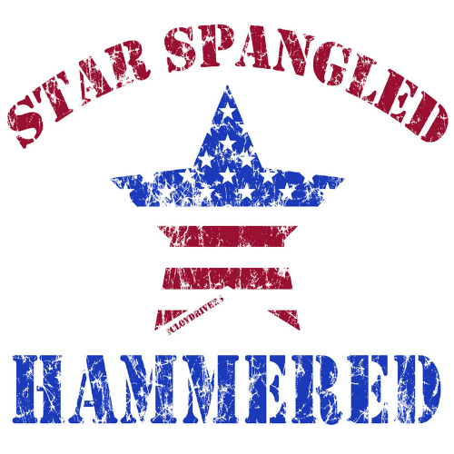 Winter Clearance Tank - Star Spangled Hammered 00256