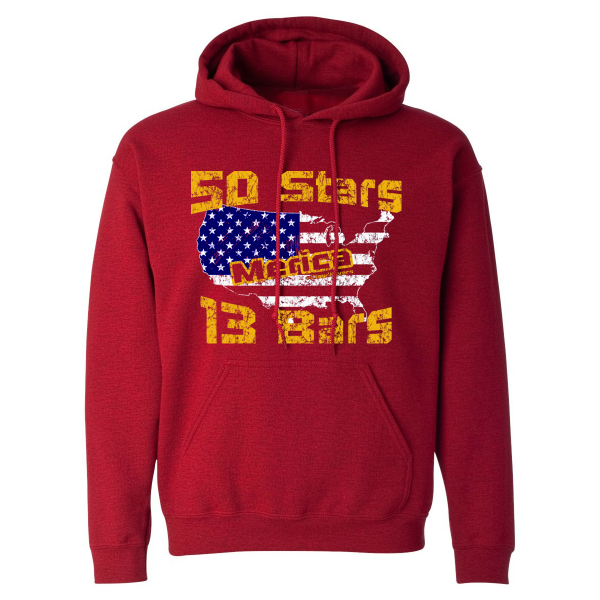 Winter Clearance Hoodie - Stars and Bars