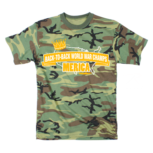 Winter Clearance T-Shirt - World War Champs (Camo)