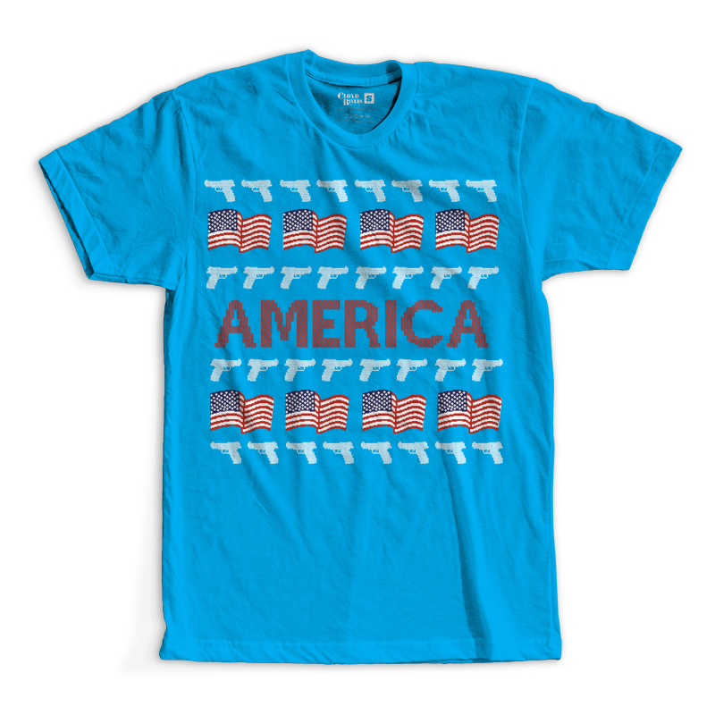 T-Shirt - Christmas Sweater - America