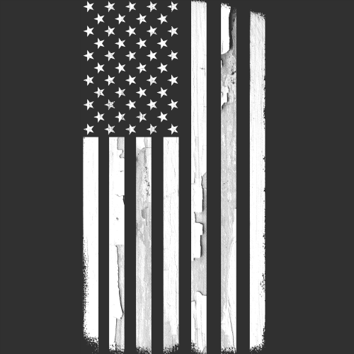 T-Shirt - Monochrome Flag 00662