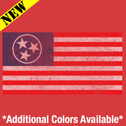 T-Shirt - TN American Flag 14342