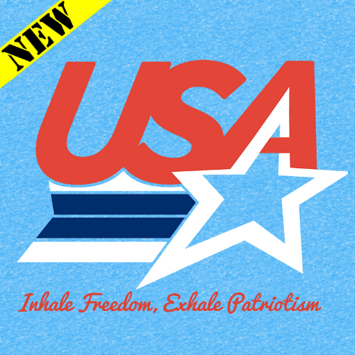T-Shirt - Inhale Freedom, Exhale Patriotism 14219