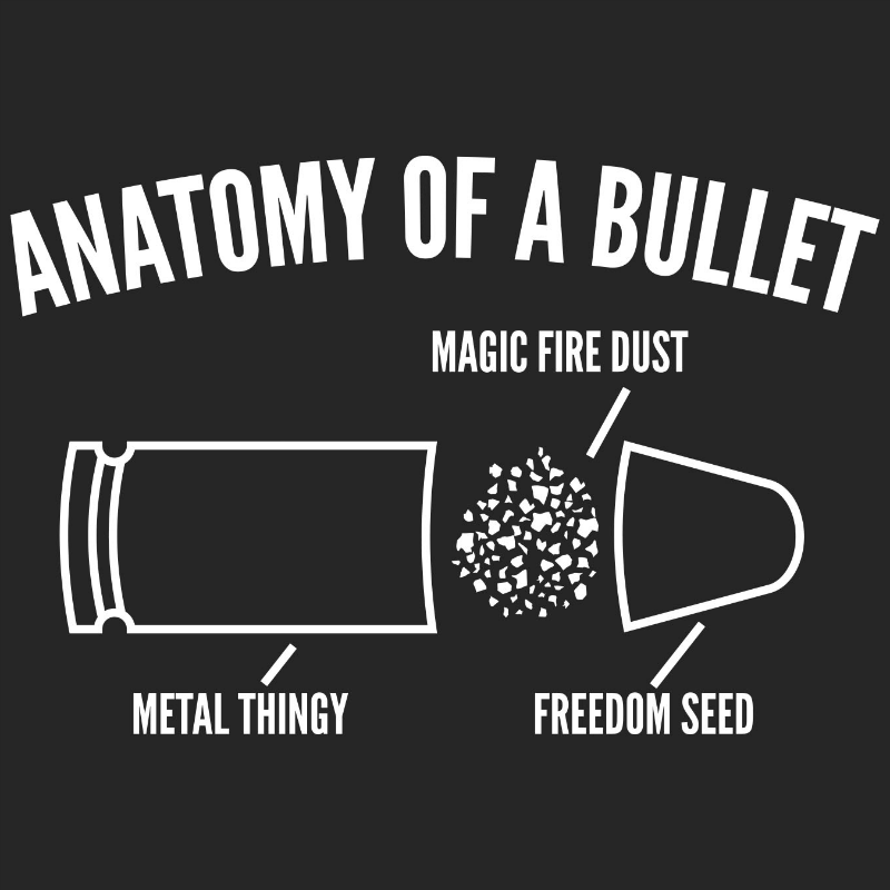 T-Shirt - Anatomy of A Bullet