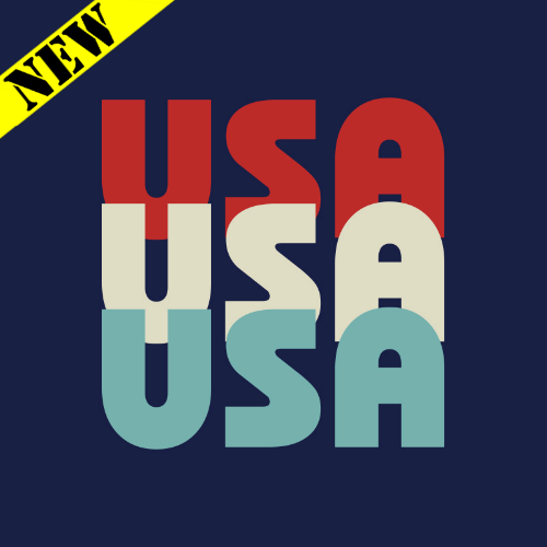 T-Shirt - USA Tri-Color PB-SV-397611CR